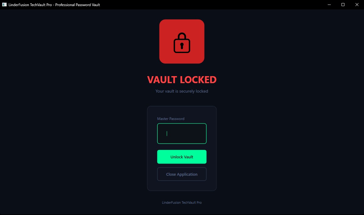 TechVault Pro Vault Locked